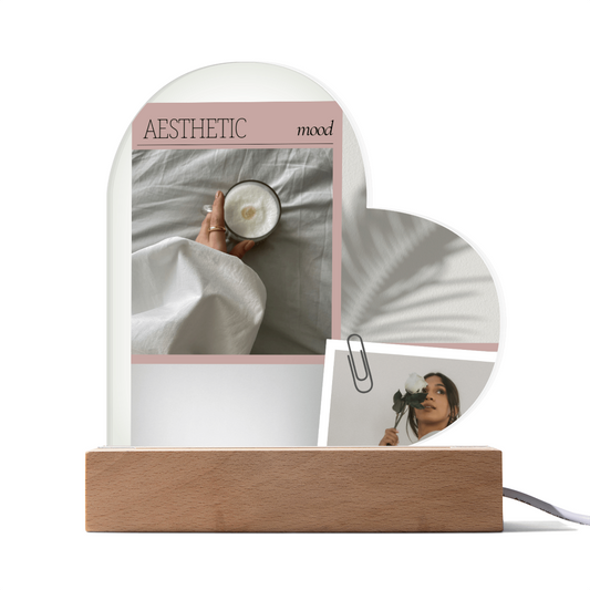 Blush beam LED Heart Light " Create Your Dreamy Space"