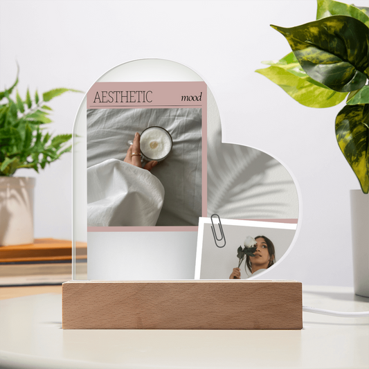 Blush beam LED Heart Light " Create Your Dreamy Space"