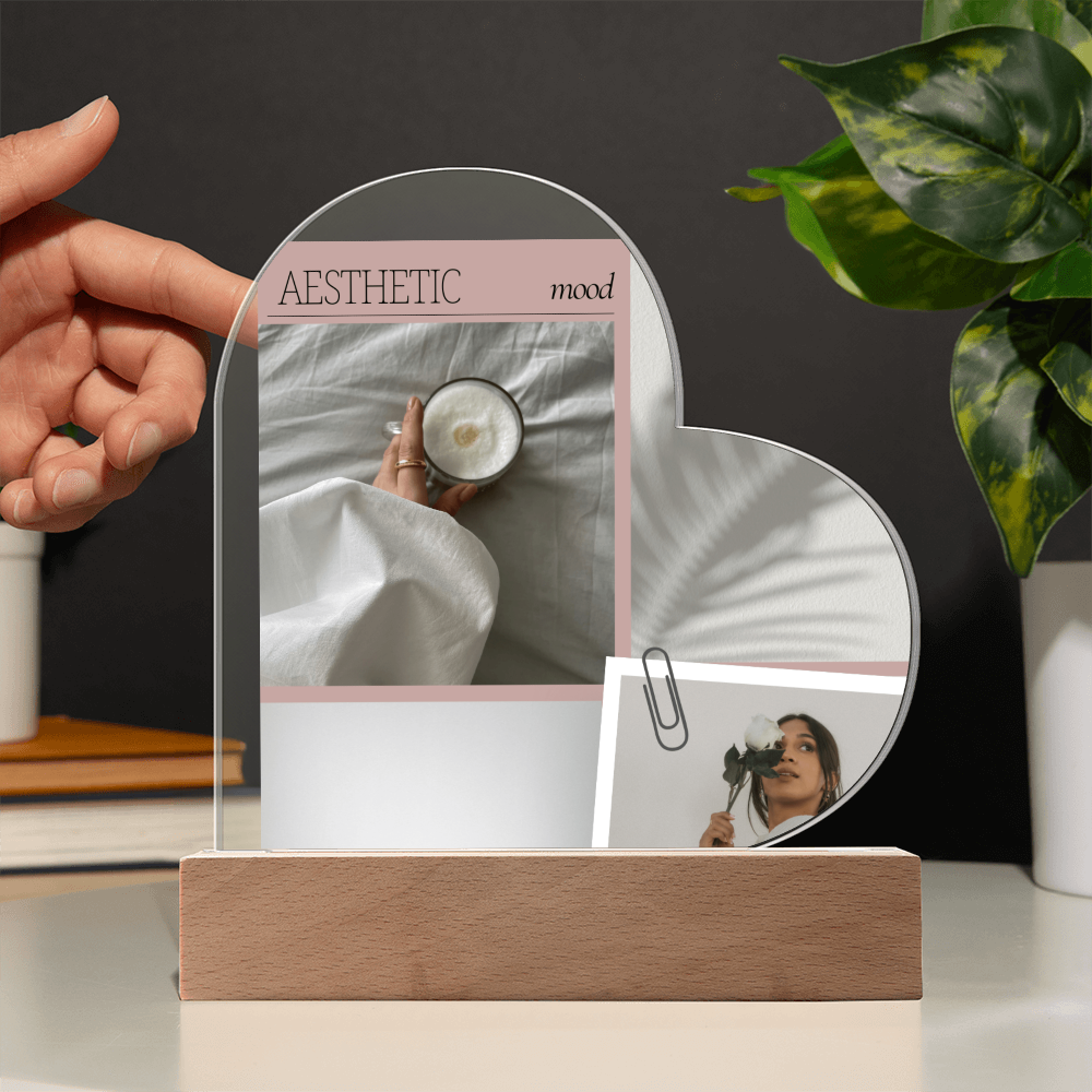 Blush beam LED Heart Light " Create Your Dreamy Space"