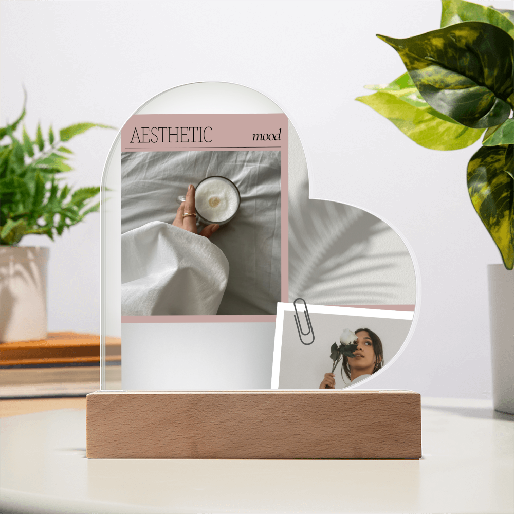 Blush beam LED Heart Light " Create Your Dreamy Space"