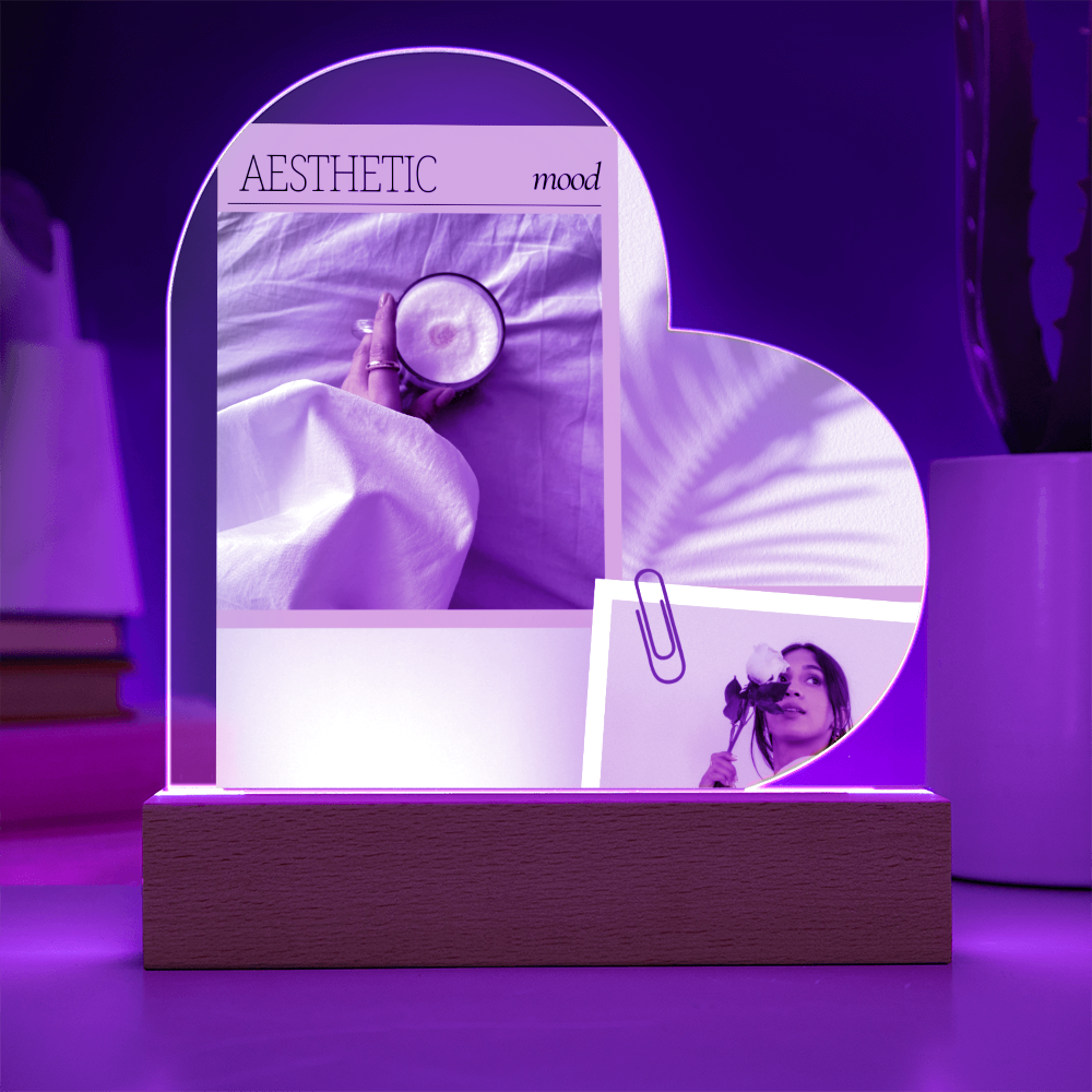 Blush beam LED Heart Light " Create Your Dreamy Space"