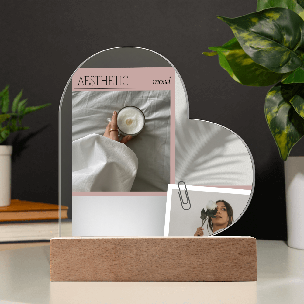 Blush beam LED Heart Light " Create Your Dreamy Space"